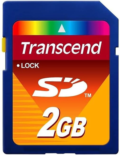 Transcend 2 GB SD Flash Memory Card (TS2GSDC)...