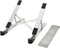 Laptop Stand for Desk Adjustable Laptop Riser with 8-Angle Adjustment Aluminium Alloy Laptop Holder Foldable Computer Stand for 10-16" Laptops(Sil...