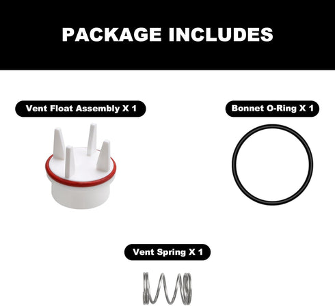 for Watts 1" Pressure Vacuum Breaker Vent Float Kit Work with 800M4, 800M4-FR, 800M4-QT & RK 800M4-T...