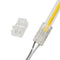 2-Pin 8mm COB LED Strip to Wire Connector Unwired Clips Solderless Adapter Terminal Extension Connection for High Density LED Strip Lights 12V 24V...
