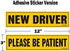 TOTOMO New Driver Sticker for Car – Large 12x3 Adhesive Reflective Vehicle Safety Sign Window Cling for Student Rookie Learner Drivers Removable B...