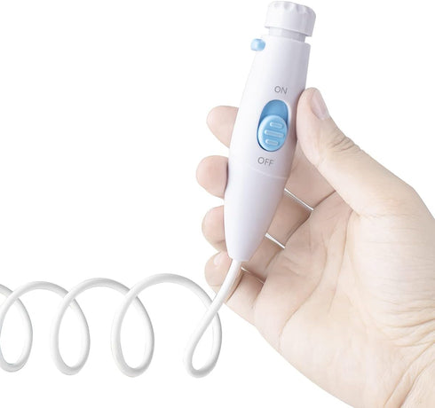 TUREWELL Water Flosser Accessories Compatible with Water Dental Oral irrigator FC162, FC163, FC165, FC166 FC168,Pack of 1 Handle/Hose(White)...
