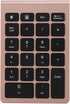 Sanpyl 22 Keys Numeric Keypad, Bluetooth Mini Keyboard, Portable Mini Financial Accounting Rechargeable Number Pad, for Laptop Desktop, PC(Rose Go...