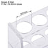 uxcell Acrylic Test Tube Holder Lab Stand Rack 6 Wells for 100ml Centrifuge Tubes Laboratory Clear...
