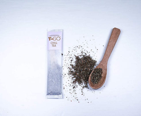 T-Go Chill Tea Calming Herbal Tea Sticks Organic Lavender Chamomile Relaxing Stress Relief Antioxidant Rich Decaf 15 Tea Sticks Pack of 1...