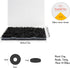 4100 Pcs Black Clay Beads Bracelet Making Kit, 6mm Polymer Spacer Flat Heishi Beads for Jewelry Necklace Earring Making...