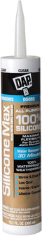 DAP Silicone Max All Purpose Sealant, Clear, 10.1 Oz (7079808791)...