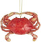 Red Crab Christmas Ornament E0515 New...