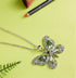 Fashion Rhinestone Butterfly Alloy Necklaces Pendant Personality Sweater Chain for Women...