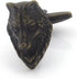 Wolf Head Bronze Cufflinks...