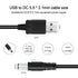 USB Cable 5.5mm/2.1mm 5V DC Barrel Jack Power Cable (Black, 100cm) for VoIP Phone Router, Portable Power Source, Serato DJ Controller,MP3,Nextbook...