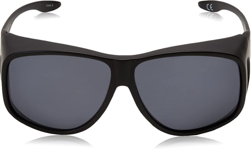 Dioptics unisex adult Solar Shield-classic Fits Over Sunglasses, Grey, 66 mm US...