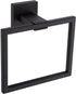 Bathroom Black Towel Ring SUS 304 Stainless Steel Square Towel Bar?Towel Rack Matte Black Towel Holder Modern Towel Hanger for Bathroom Lavatory K...