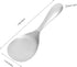 Rice Paddle Spoon Stainless Steel: 2pcs Non Stick Rice Spoon Scooper Spatula Rice Cooker Spoon Serving Spoon Rice Spatula for Rice...