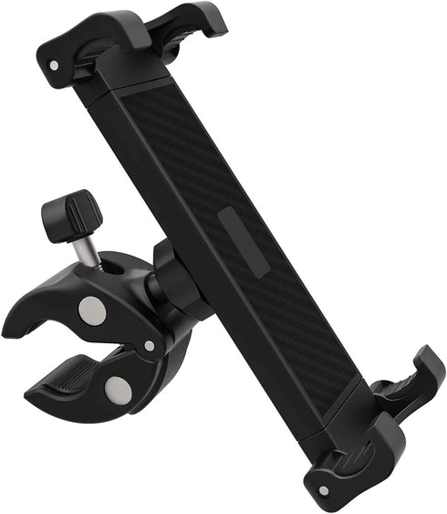 Tablet Mount Holder for Music Microphone Mic Stand,Exercise Spin Bike,Treadmill,Stationary Bicycle,Elliptical,Stroller,Golf Cart,Boat,Wheelchair, ...