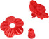 Hummingbird Feeder Flowers, Hummingbird Feeder Parts 30 Sets Hummingbird Feeder Flowers Multicolor Unique Replaceable Hummingbird Bird Feeder Flow...