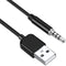 USB to 3.5mm Jack Audio Adapter, Male AUX Audio Jack to USB 2.0 Male Charge Cable Adapter Cord for iPod Shuffle MP3 Player Headphones Speakers and...