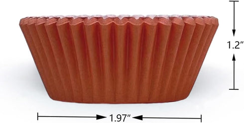qiqee 300 Counts Cupcake Liners Cupcake Cups Food Grade 6 Solid Yellow Red Colors Cupcake Papers Muffin Baking Cups Cupcake Wrappers (Standard Siz...