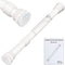 Small Tension Rods 16 to 28 inch ,Adjustable Shower Spring Tension Rod Short for Windows,Closet,Curtain,Doorway,Upgrade Diameter 1 inch,White...