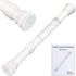 Small Tension Rods 16 to 28 inch ,Adjustable Shower Spring Tension Rod Short for Windows,Closet,Curtain,Doorway,Upgrade Diameter 1 inch,White...