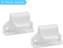 Retractable Baby Gate Replacement Parts Kit (White) Retractable Pet Gate Hardware Full Set Wall Mounting Accessories with Brackets Anchors and Scr...