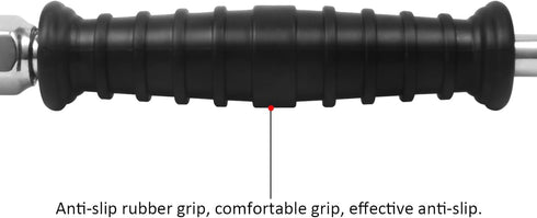 1/4 FNPT Dual Head Air Chuck for Tires, 2-Way Connection 9.4'' Extended Air Chuck with Rubber Handle, Tire Chuck for Cars, Trucks, Buses, Tractors...