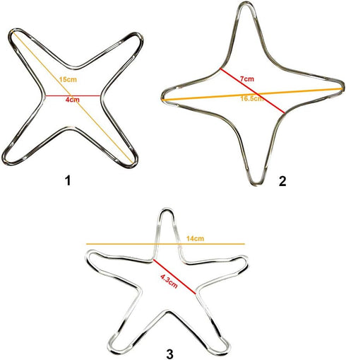 Pan Stand Gas Hob Stand Accessories Stainless Steel Trivet Cooking Kitchen Rack Stove Top Chrome Plated Pot Coffee Maker Support Universal(1)...