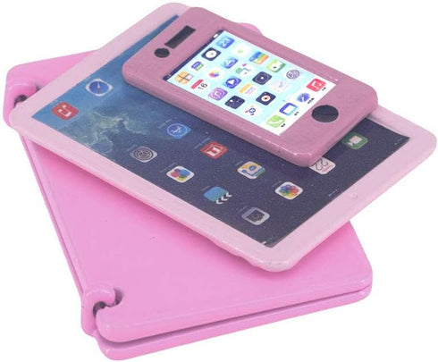 Dollhouse Decoration Miniature Accessories Dollhouse Computer Laptop Tablet Phone Simulation Accessories for Doll 1/6 1/12 Miniatures Play Set - 3...