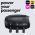 Headrest Car Fast Charger - Retractable Multi Port for USB-C Android Apple 3 in 1 Headrest 3 feet Cable Charger for Lyft Uber Taxi Ride Share for ...