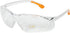 Allen Company Factor Shooting and Safety Glasses, Clear Frame with Orange Tips, Clear Lens...