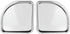 X AUTOHAUX 2pcs Adjustabe Blind Spot Mirrors 360° Degree Rotate Sway Fan Shaped HD Glass Convex Mirror...