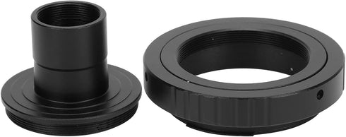 070 Microscope Lens Adapter Ring Portable 23.2mm Microscope T Mount Extension Tube T2 Mount Adapter Ring for Canon E Mount Camera Microscope Lens...