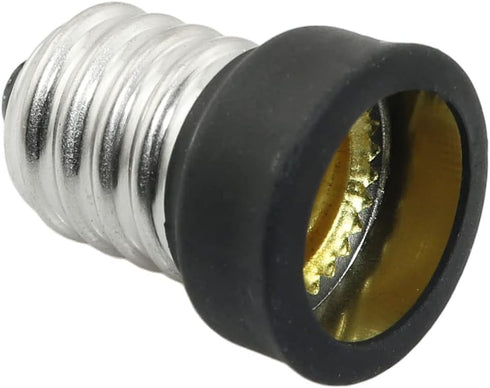 6PCS E14 to E12 Socket Adapter E14 to E12 Adapter Converter Lamp Adapter E14 to E12 Light Socket Reducer, Silver...