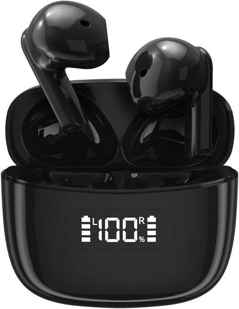 BD&M Wireless Earbuds, Bluetooth Earbuds Wireless Headphones, TWS Earphones in-Ear Wireless Ear Buds Built in Mic Headset Premium Sound with Deep ...