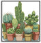 HUKI Stamped Cross Stitch Kits for Adults 11CT Counted Cross Stitch Kits for Beginners Embroidery Kits with Cactus Pattern Cloth, Needles, Floss...