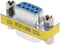 Fielect DB9 VGA Gender Changer 9 Pin Female to Female 2-Row Mini Gender Changer Coupler Adapter Connector for Serial Applications Blue Pack of 1...