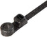 GTSE 100 Pack Of Black Screw Mount Head Zip Ties, 4" x 0.1", Zip Ties With Screw Hole...