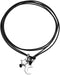 Pingyongchang Handmade Moon Heart Leather Anklet Cord Wrist Bracelet Adjustable Wax String Minimalist Waterproof Adjustable Foot Wrap Jewelry Insp...