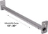 Knape & Vogt Closet Pro HD RP0022-18/30 Adjustable Closet Rod, 18-Inch to 30-Inch, Platinum...