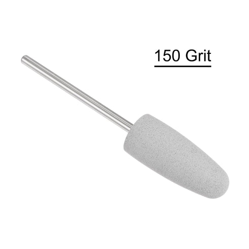 5pcs Rubber Polishing Bit Silicone Buffing Wheels 150 Grit 10mm Dia Mounted Grinding Head for Electric Grinder Rotary Tool, Cone Shape...