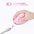 Ergonomic Mouse,Rechargeable Small Vertical Mouse with 6 Buttons Adjustable 800/1200/1600 DPI Pink Wireless Mouse for Laptop Desktop PC Mac...