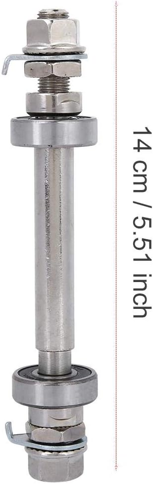 ycle Wheel Hub Axle, Metal ycle Wheel Hub Axle Front Rear Solid Shaft Lever Bike Repair Tool Accessories(Front) Bike Wheel Hub quick release rear ...