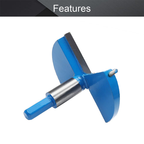 Utoolmart Forstner Drill Bit, 100mm Cemented Carbide Wood Cutter Tool, Hex Shank Woodworking Hole Saw Cutter, 80mm Length Woodworking Hole Boring ...