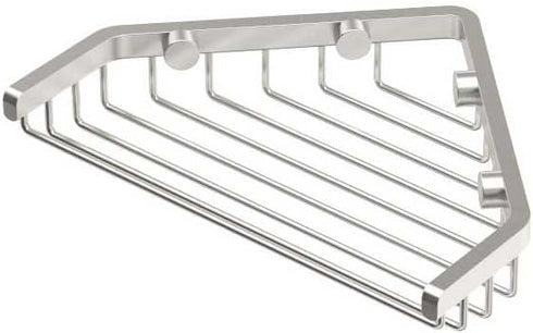 Gatco 1513 7-Inch Length Shower or Tub Corner Basket, Satin Nickel...
