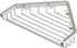 Gatco 1513 7-Inch Length Shower or Tub Corner Basket, Satin Nickel...