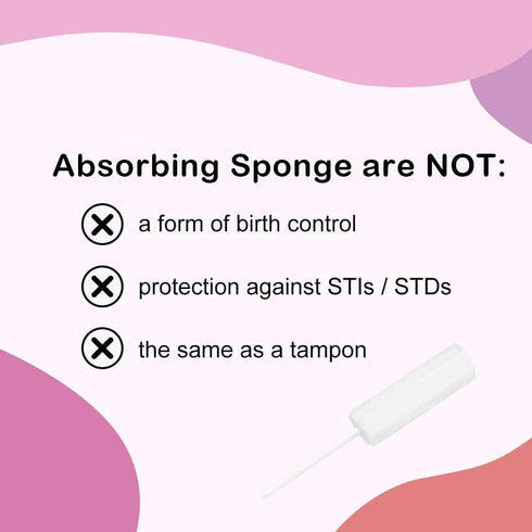 Absorbing Sponge for Women- Sterile Postpartum Sponge for Feminine Care and Hygiene ?After Happy time Clean Up Sponge for Women 15 Counts...