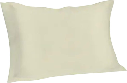 Spasilk Pure Silk Pillowcase, Charmeuse Silk Pillowcase, Hypoallergenic, Queen Sized, Ivory...