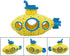 Fish Tank Decoration Wreck Undersea Boat Aquarium Ornament Broken Submarine Fish Shrimp Hiding Home Decoration Pet Supplies...