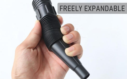 Flex Oil Funnel - Funnels for Automotive Use Plastic Funnel with Flexible Hose, Handle and Filter for Oil Change,Transmission, Engine Oil, Fluids,...
