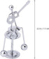 Veemoon Perpetual Motion Desktop Ornament Metal Balance Decoration Small Physics Decor Perpetual Motion Machines Energy Desk Mini Iron Art Decor f...